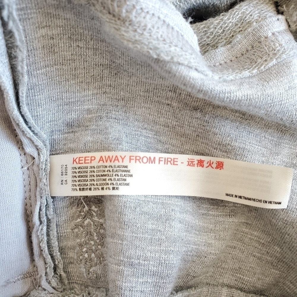 New Free People Movement Surfside Joggers In Heather Grey NWT Size Small - Picture 15 of 15